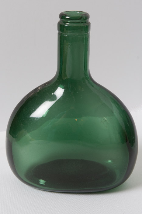 Assorted Green Glass Bottles