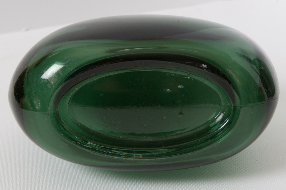 Assorted Green Glass Bottles