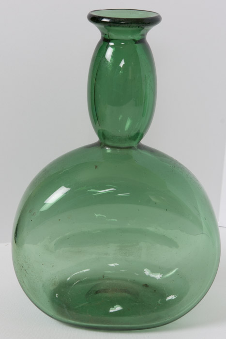 Assorted Green Glass Bottles