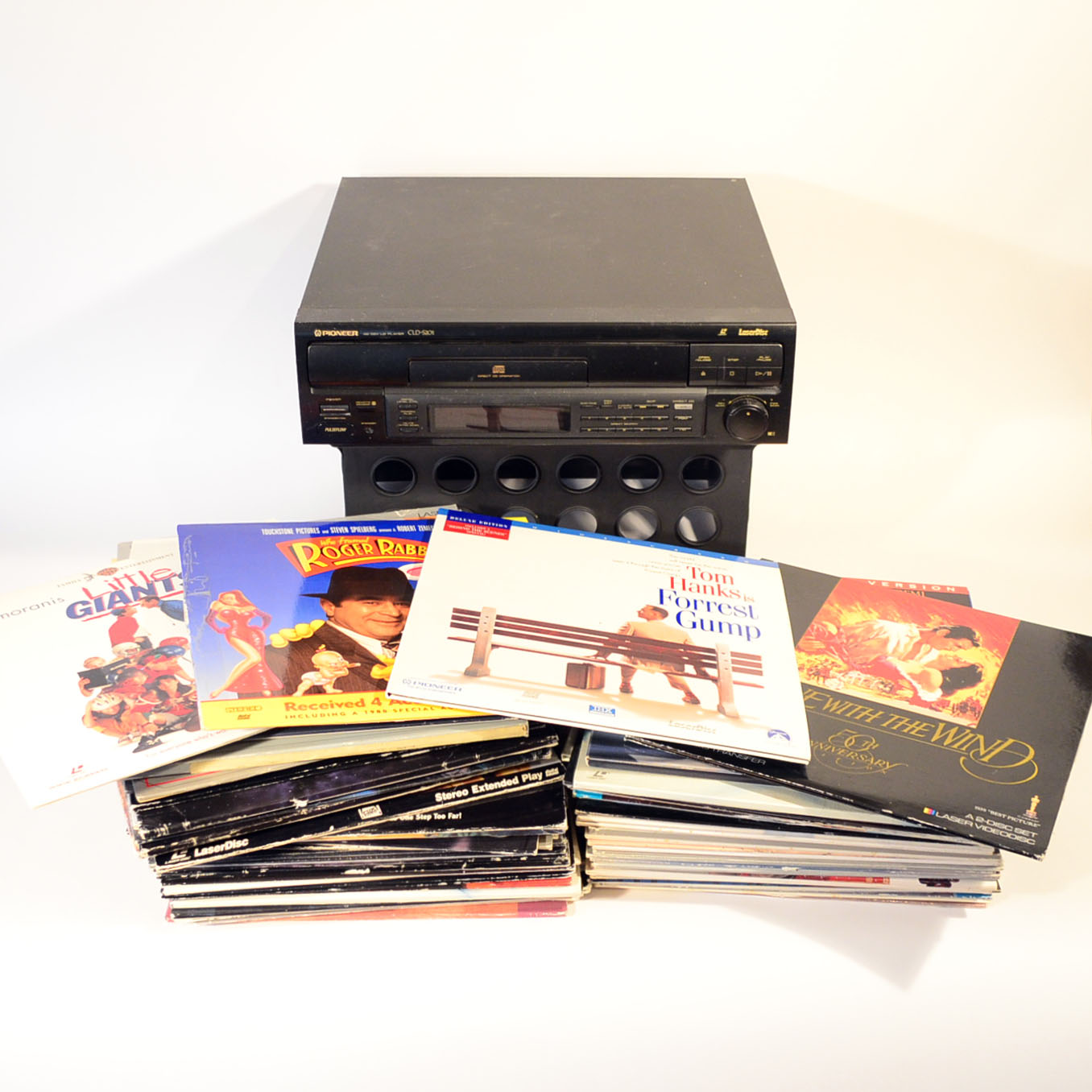 Pioneer LaserDisc Player and LaserDiscs