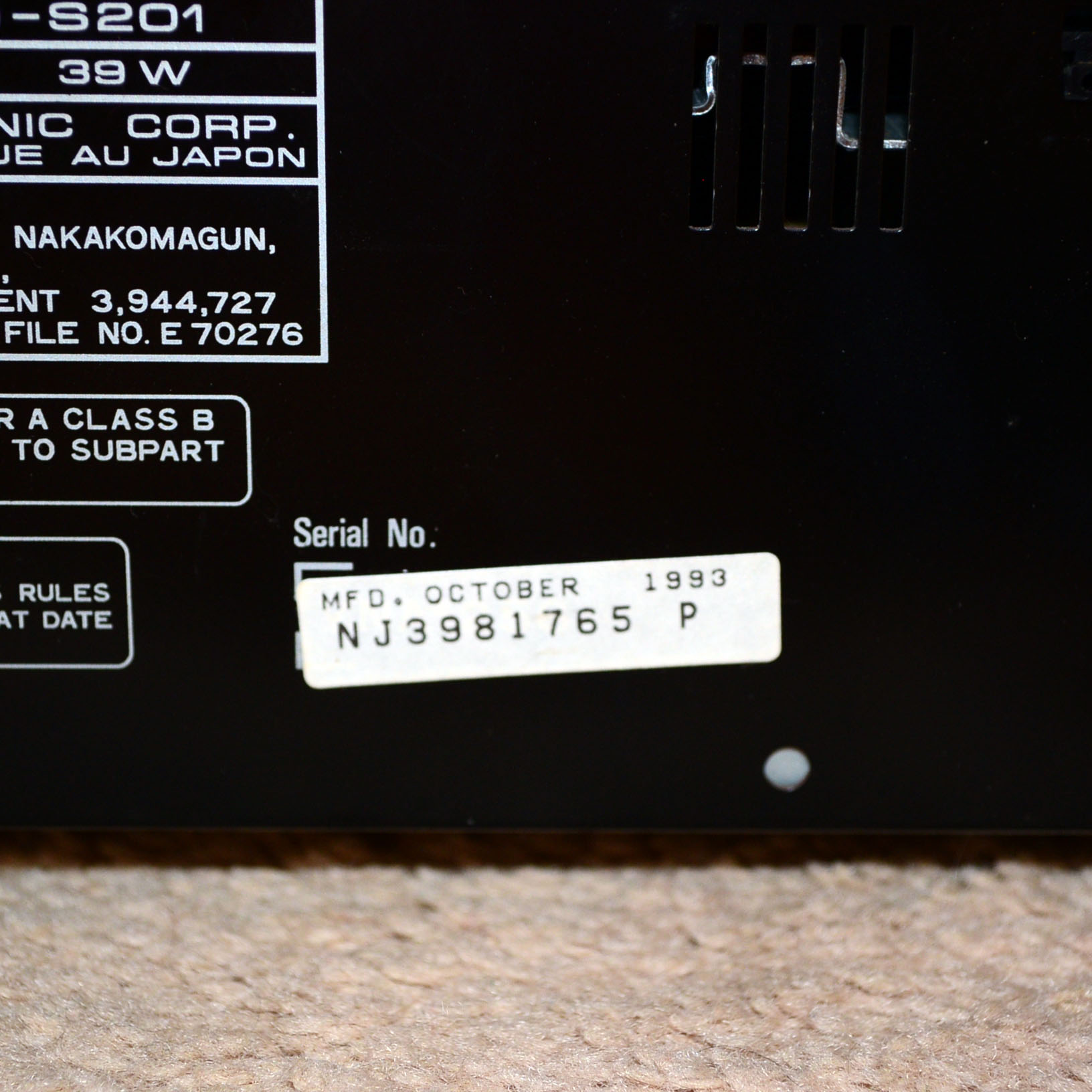 Pioneer LaserDisc Player and LaserDiscs