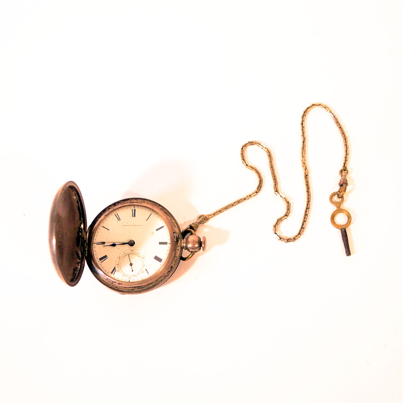 Coin Silver Pocket Watch