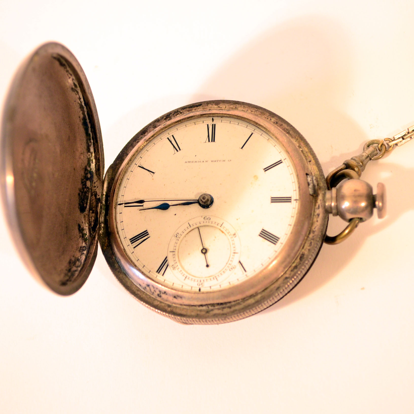 Coin Silver Pocket Watch
