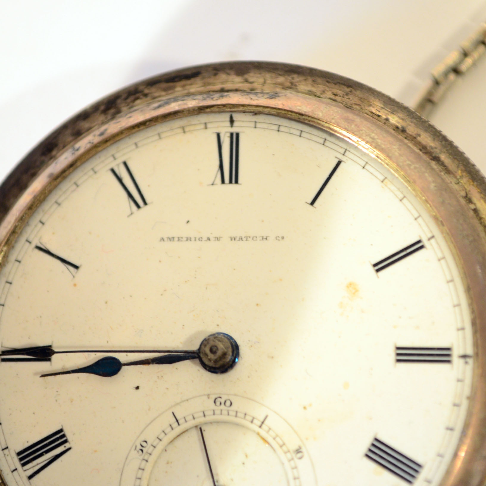 Coin Silver Pocket Watch