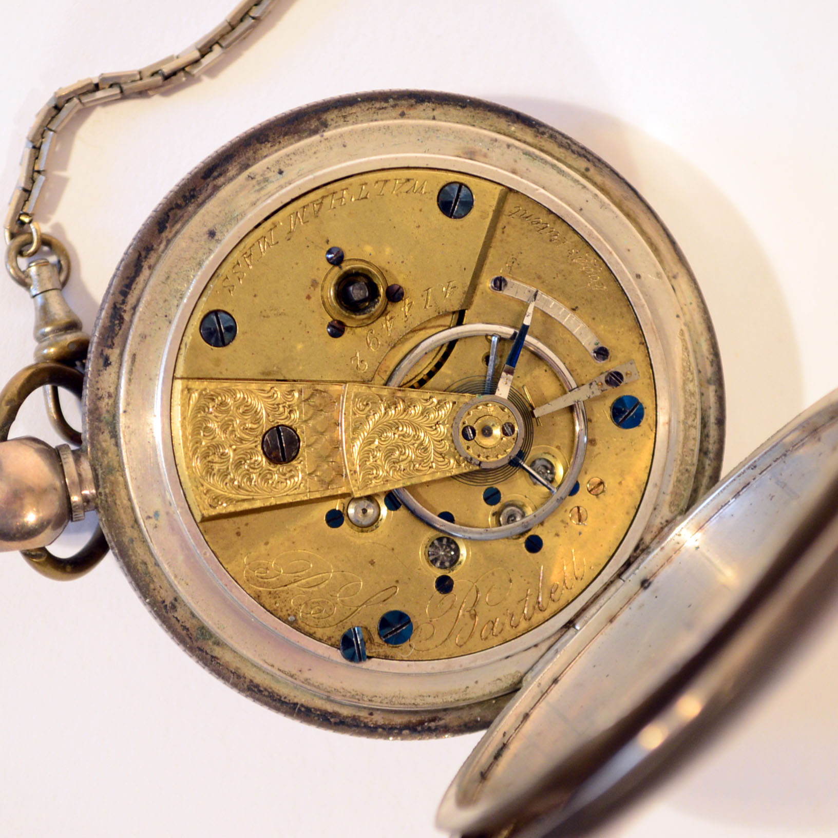 Coin Silver Pocket Watch