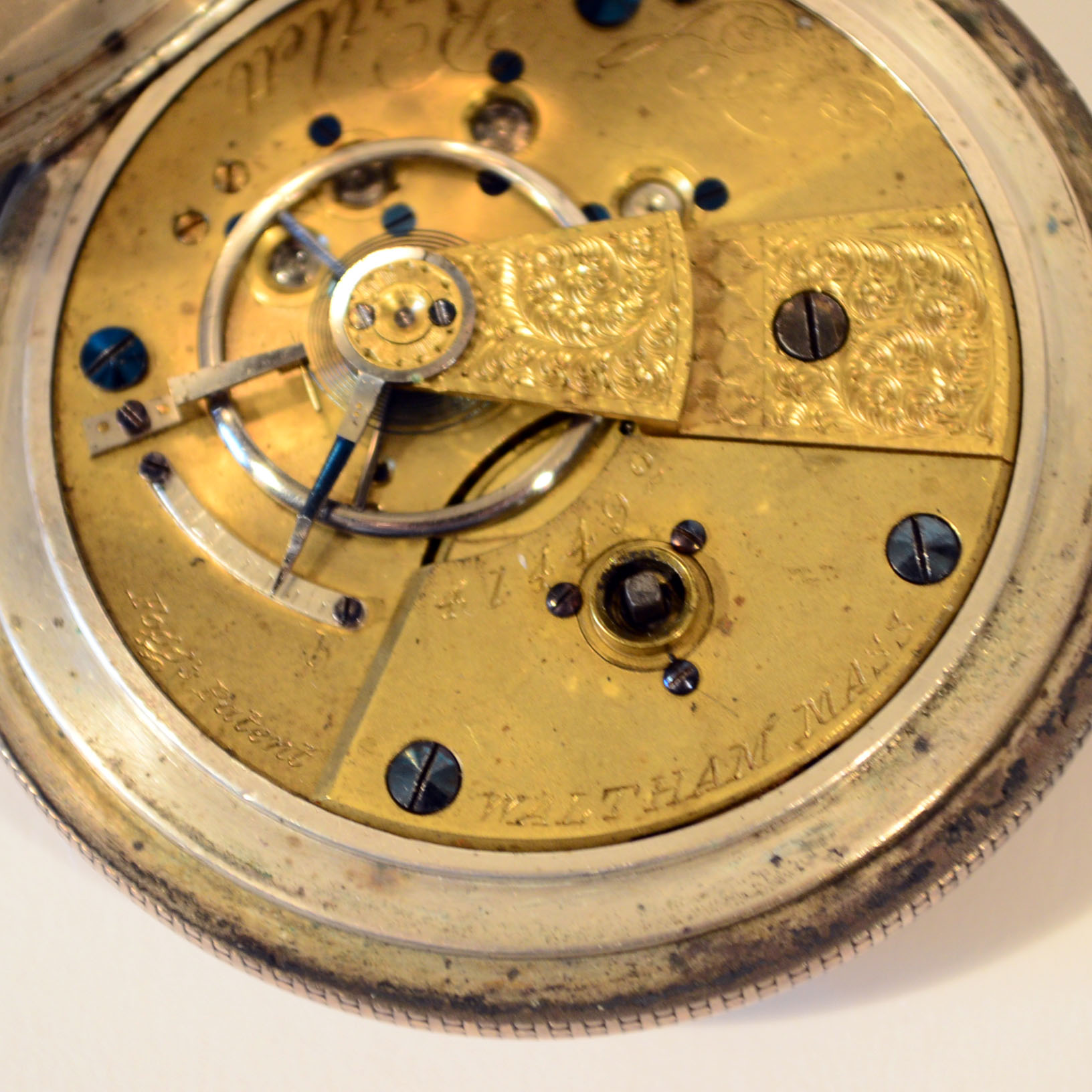 Coin Silver Pocket Watch