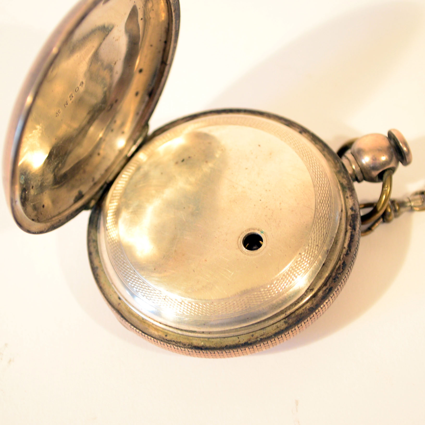 Coin Silver Pocket Watch