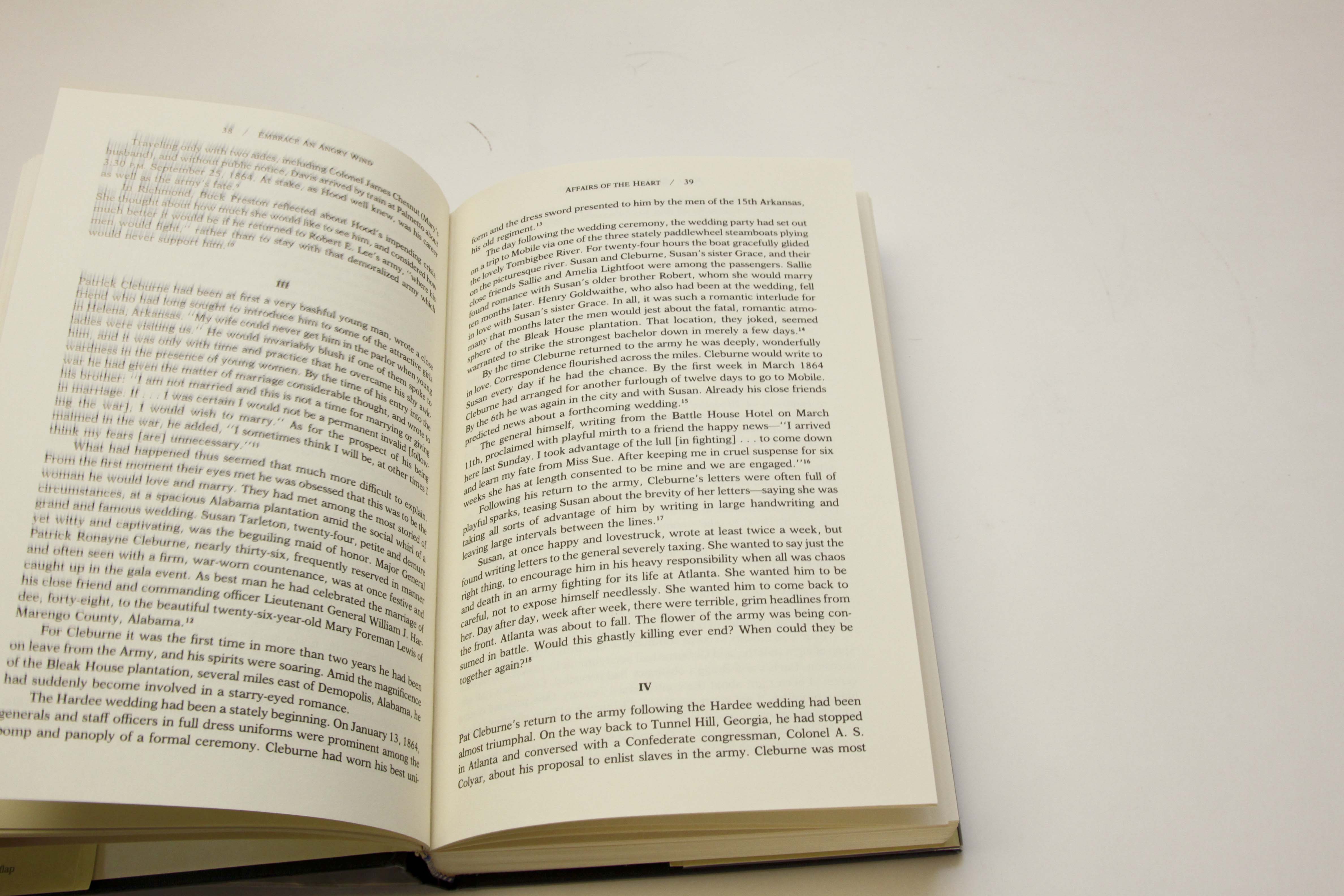 Signed First Edition "Embrace An Angry Wind" By Wiley Sword