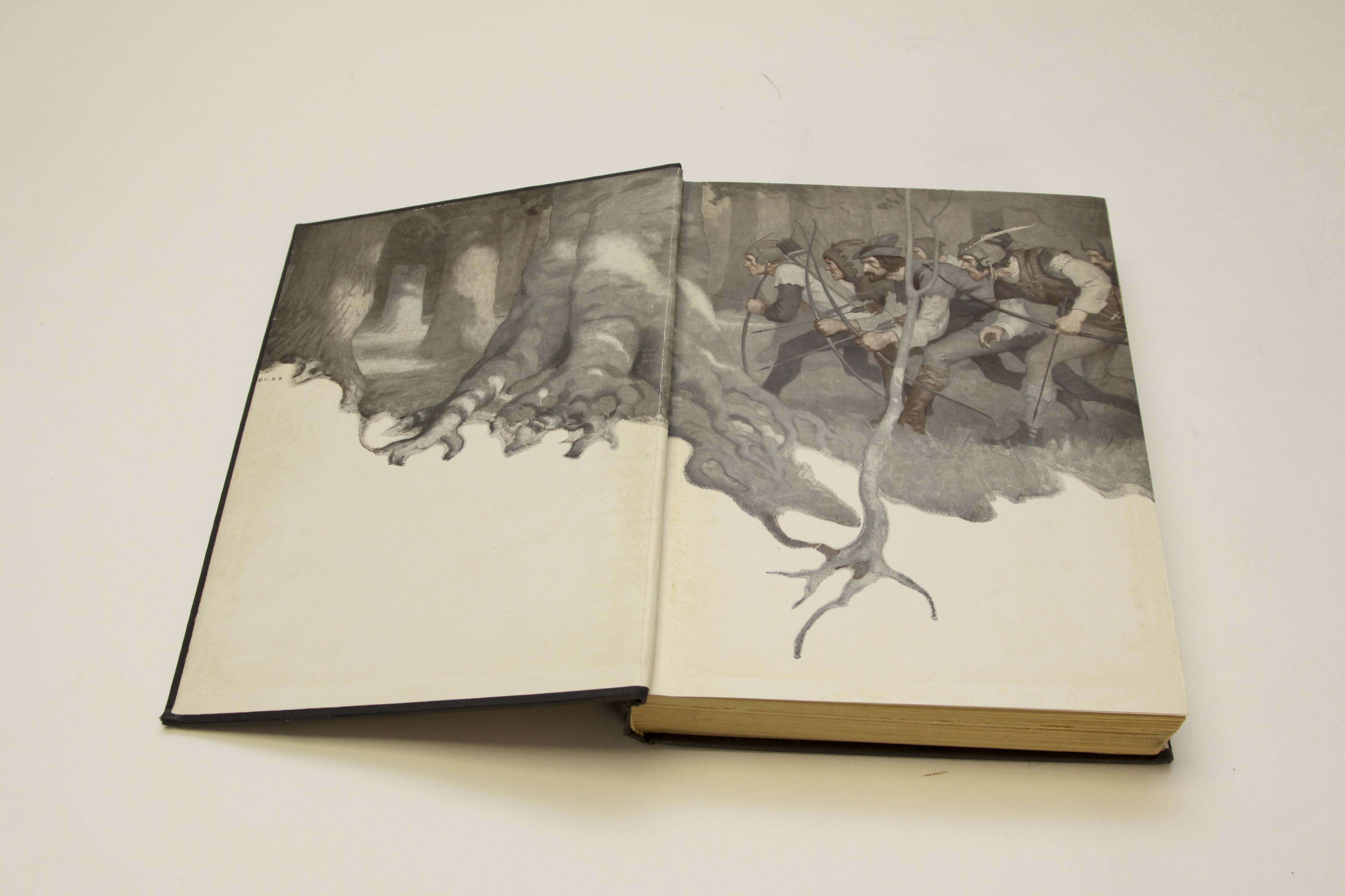 Four Books Illustrated By N.C. Wyeth