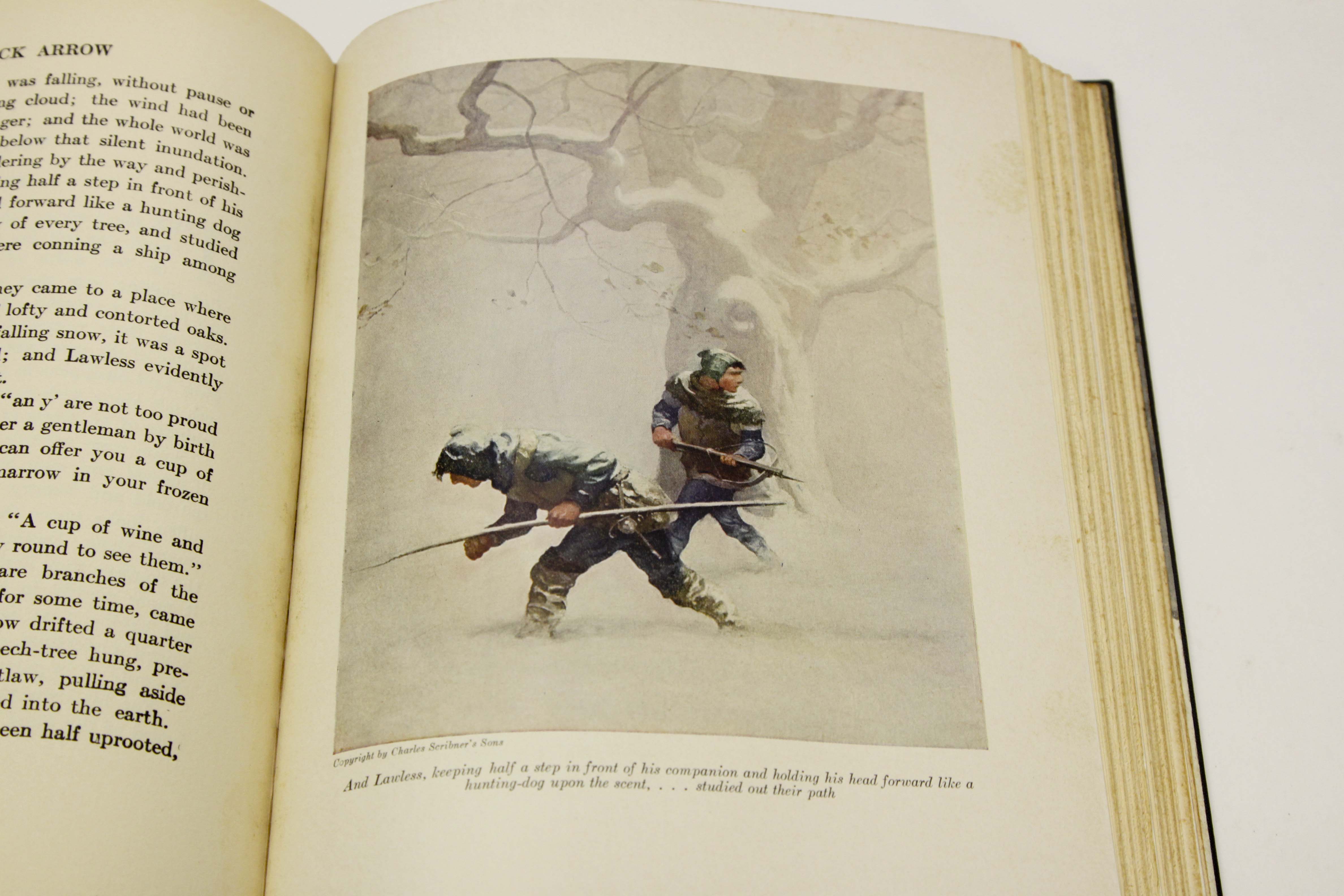 Four Books Illustrated By N.C. Wyeth