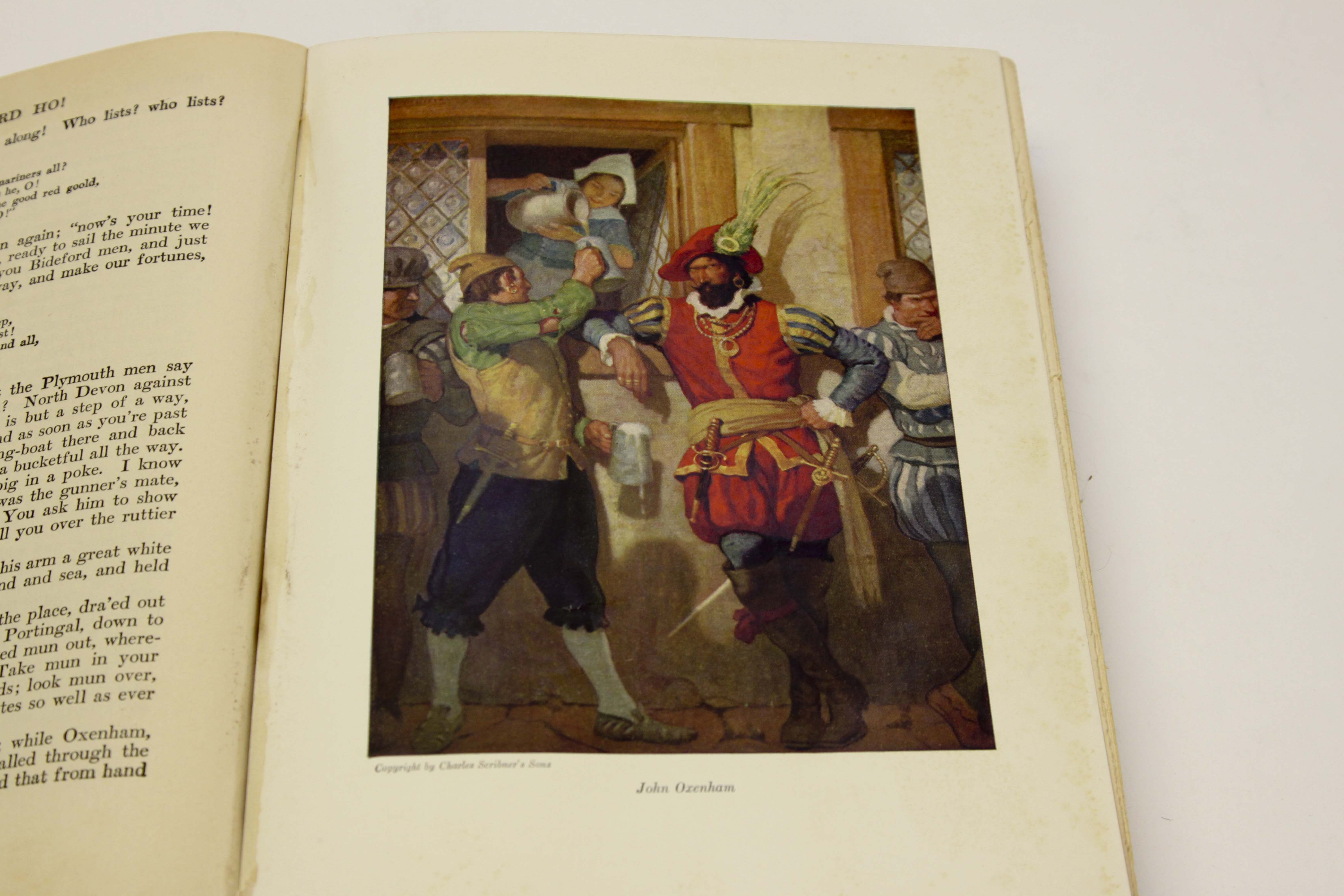 Four Books Illustrated By N.C. Wyeth