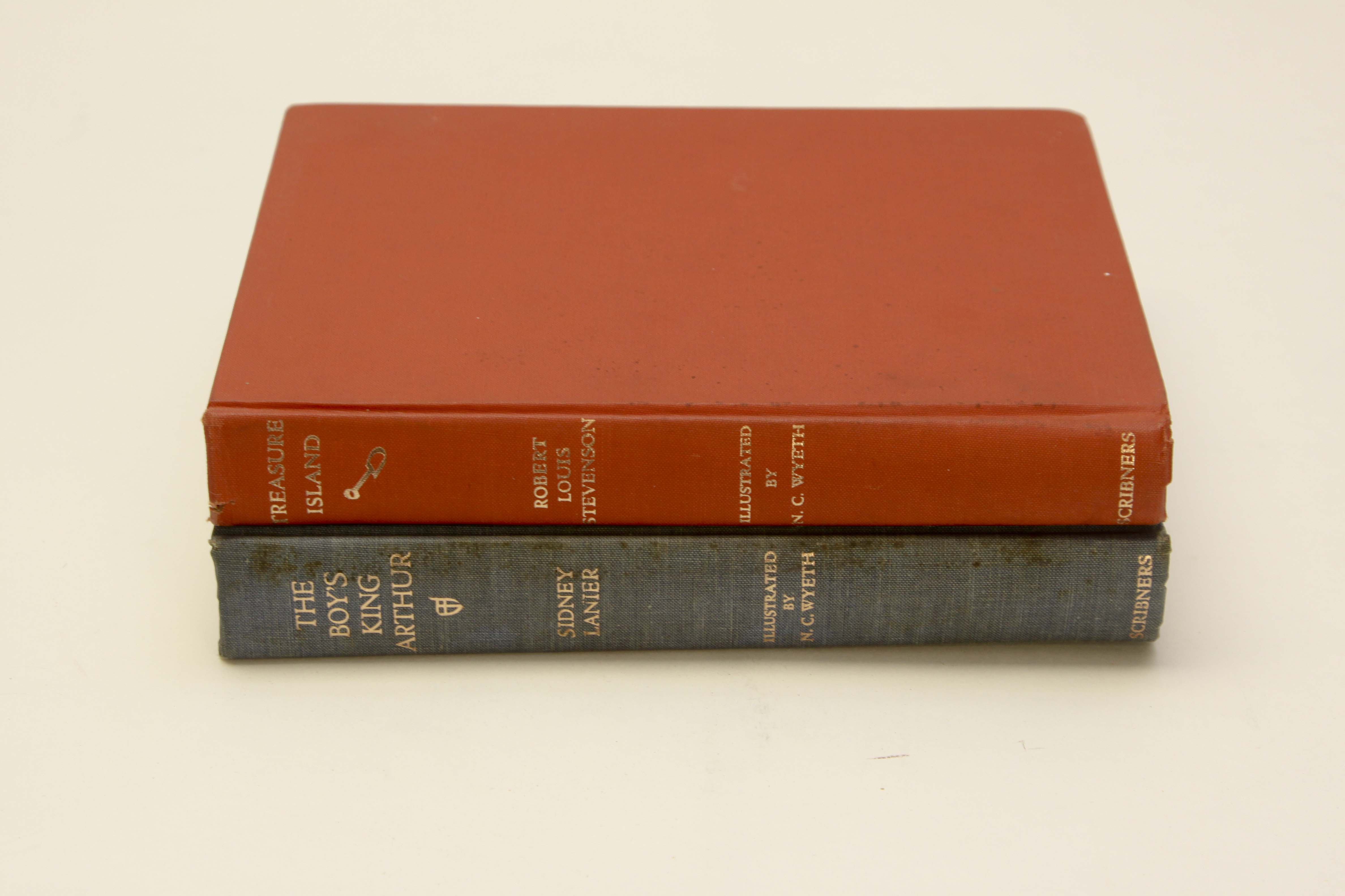 Four Books Illustrated By N.C. Wyeth