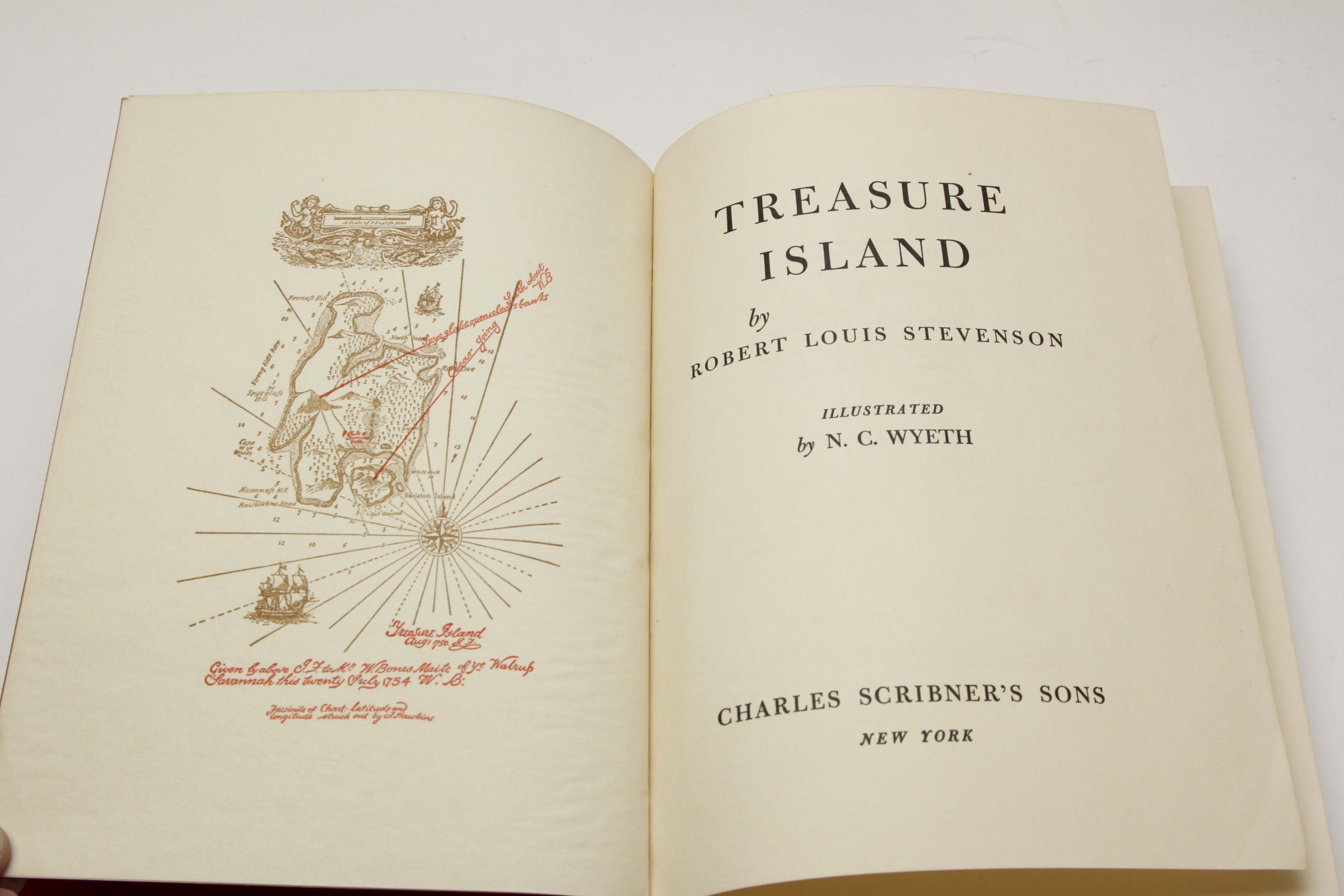 Four Books Illustrated By N.C. Wyeth