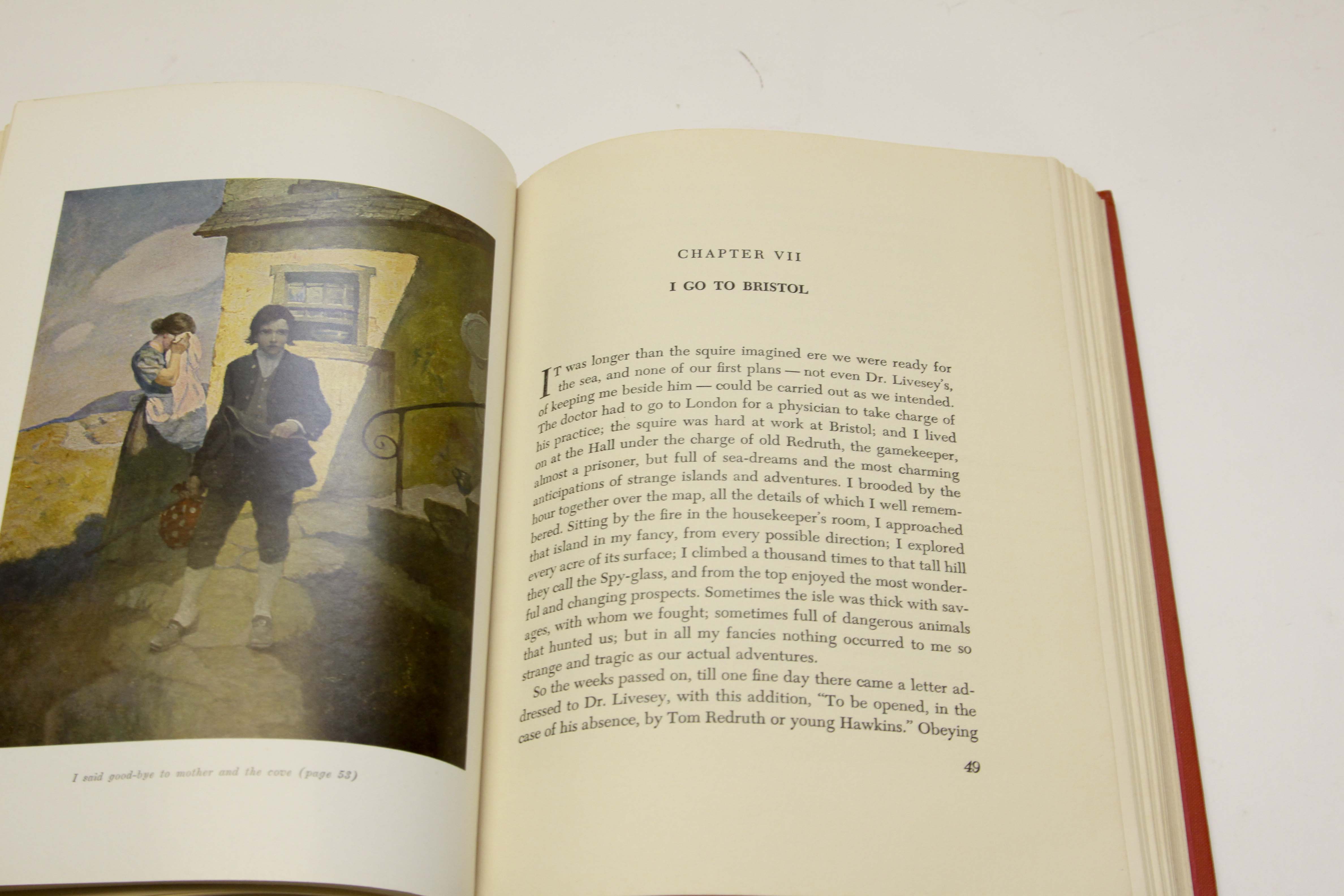 Four Books Illustrated By N.C. Wyeth