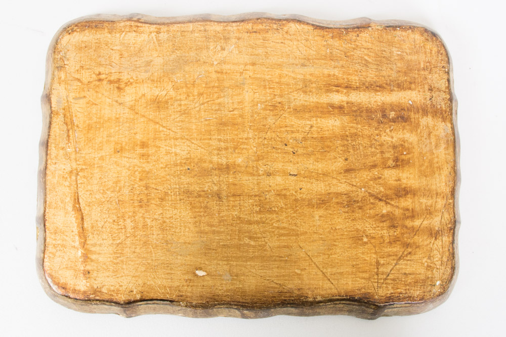 Vintage Gold Tone Trays