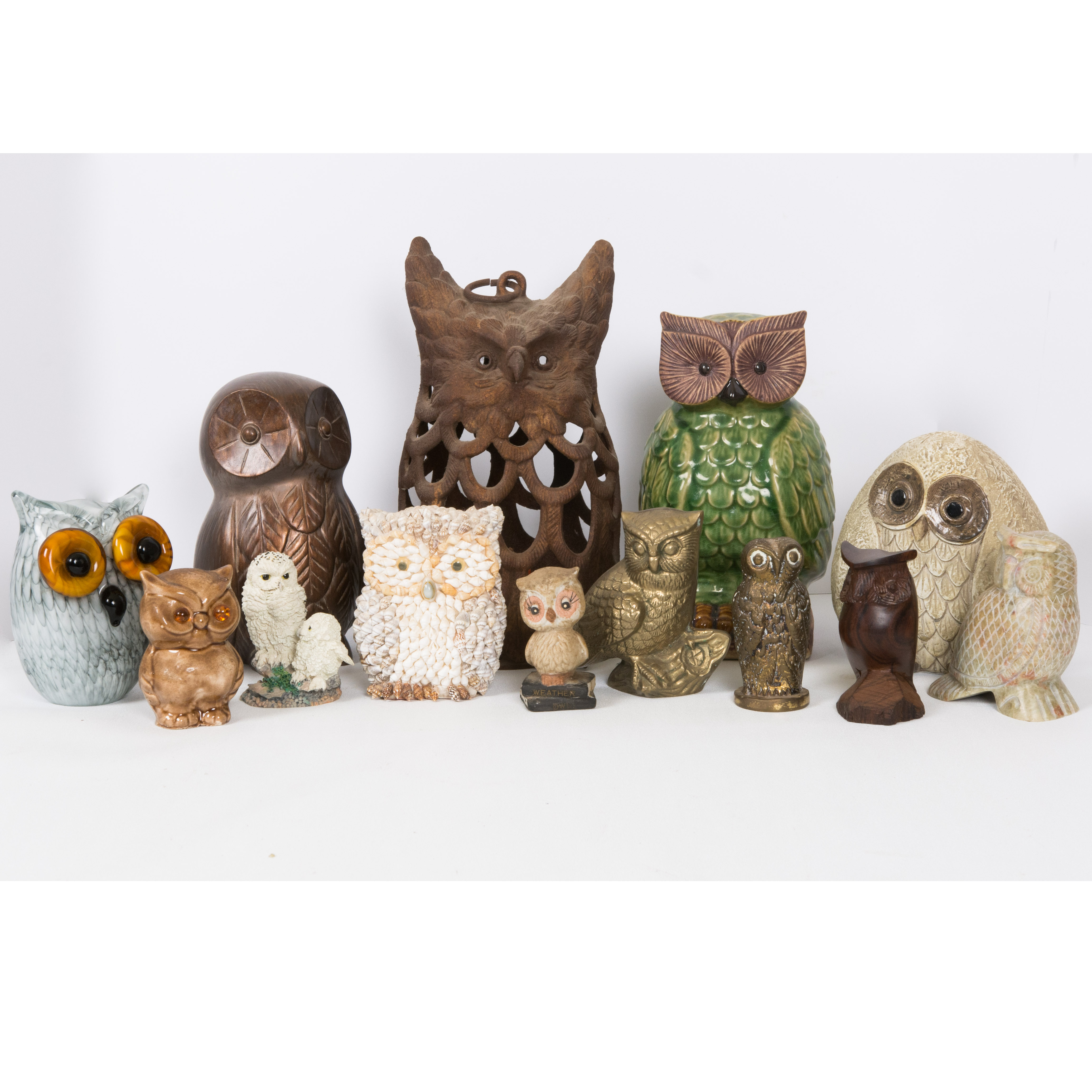 Selection of Owl Figurines