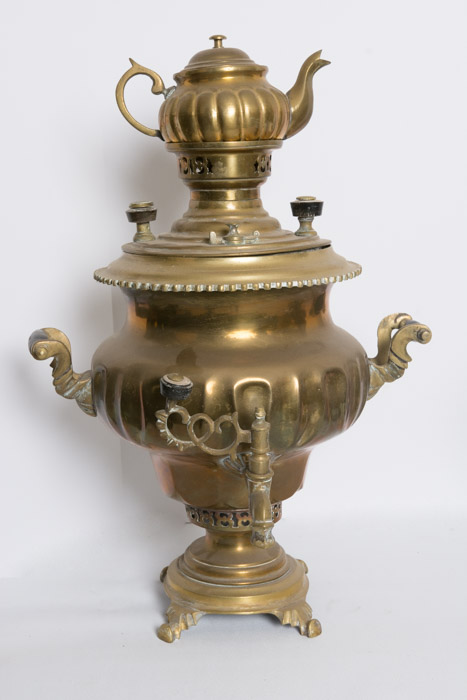 Pair of Imperial Russian Samovars