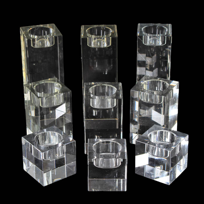 Crystal Tea Light Holders