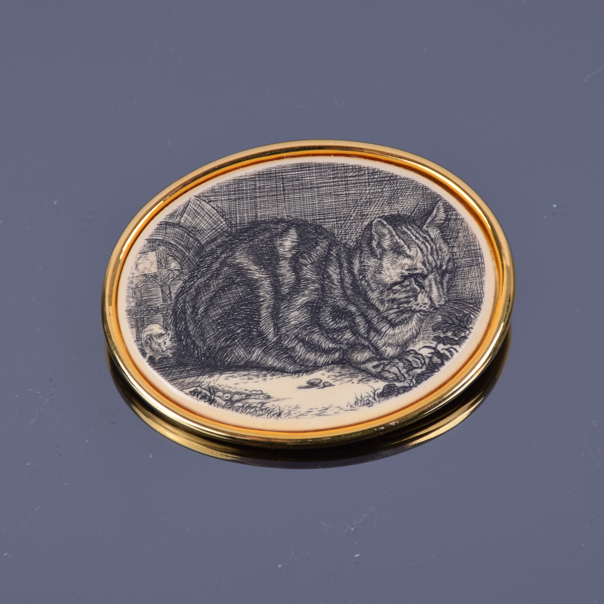 Collection of Pins With Cat Box