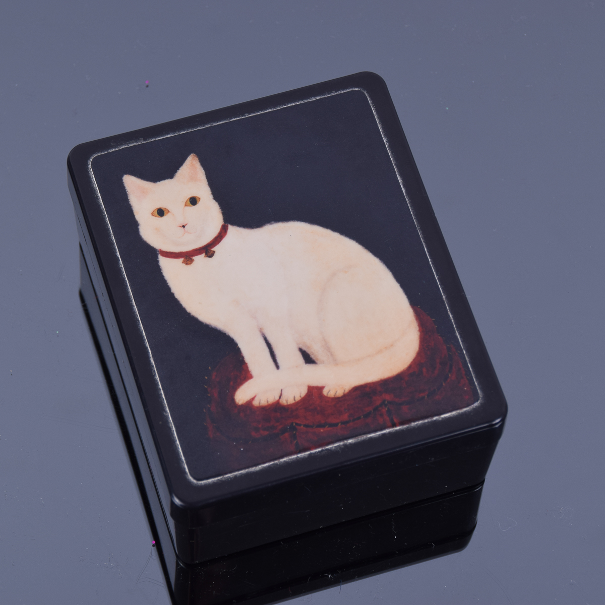 Collection of Pins With Cat Box