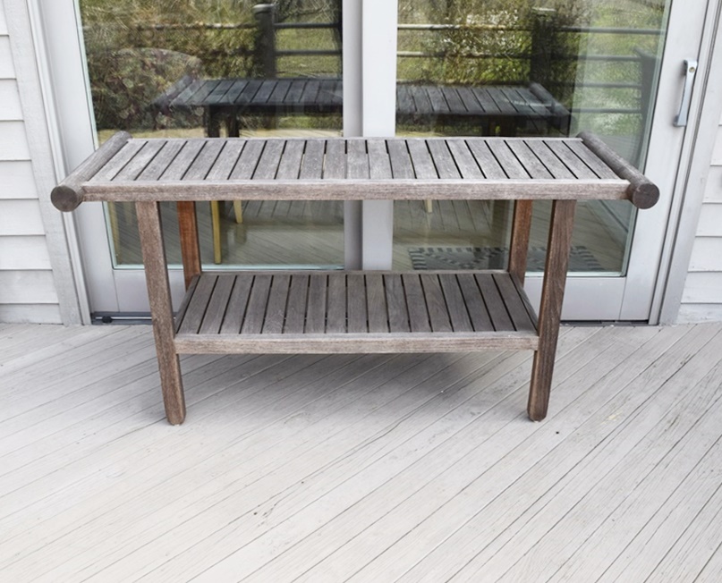 Outdoor Teak Console Table/Bar By Summit Furniture