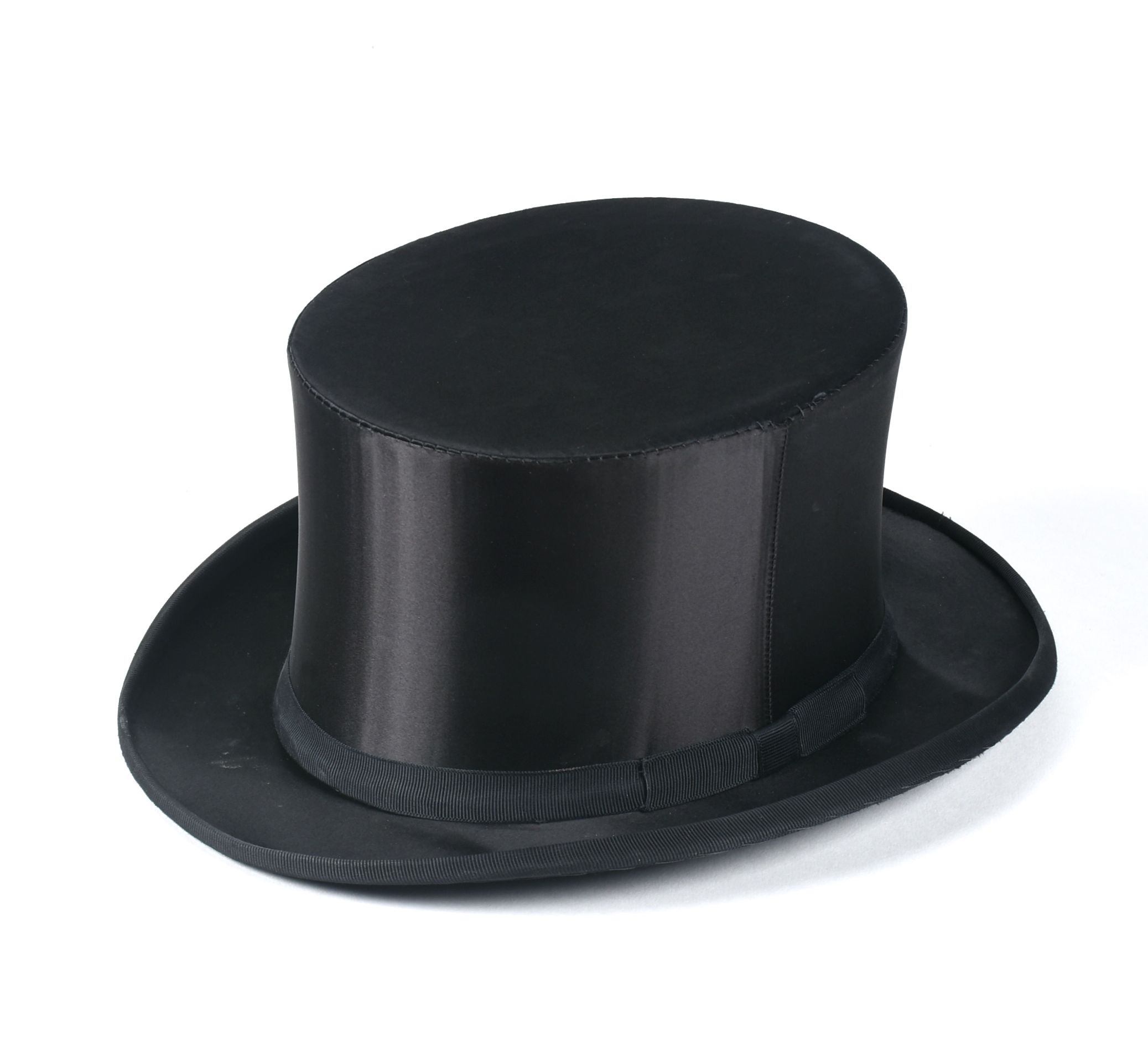 Tanya's "Meyer, The Hatter" Fine Black Satin Top Hat