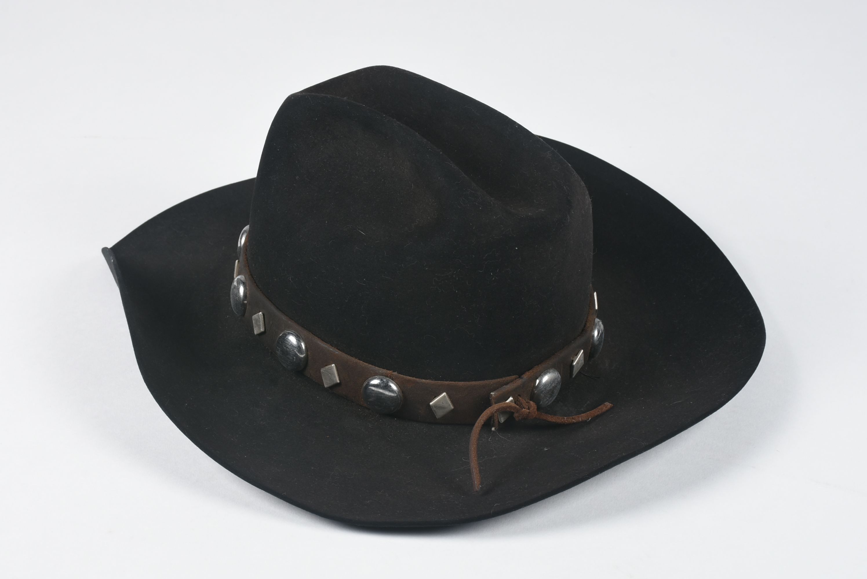 Vintage Black Felt Cowboy Hat Hand Picked for Ralph Lauren Collections
