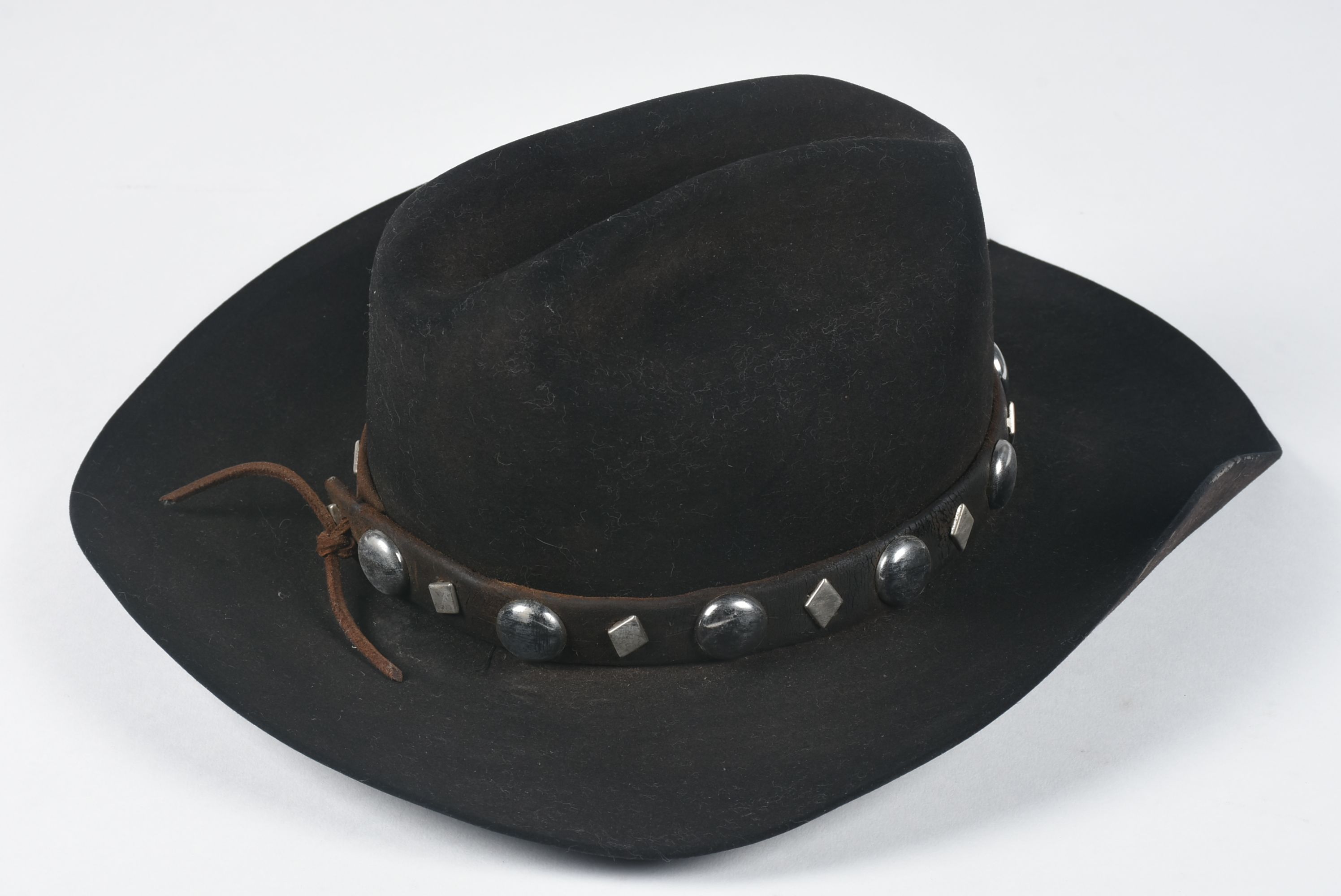 Vintage Black Felt Cowboy Hat Hand Picked for Ralph Lauren Collections