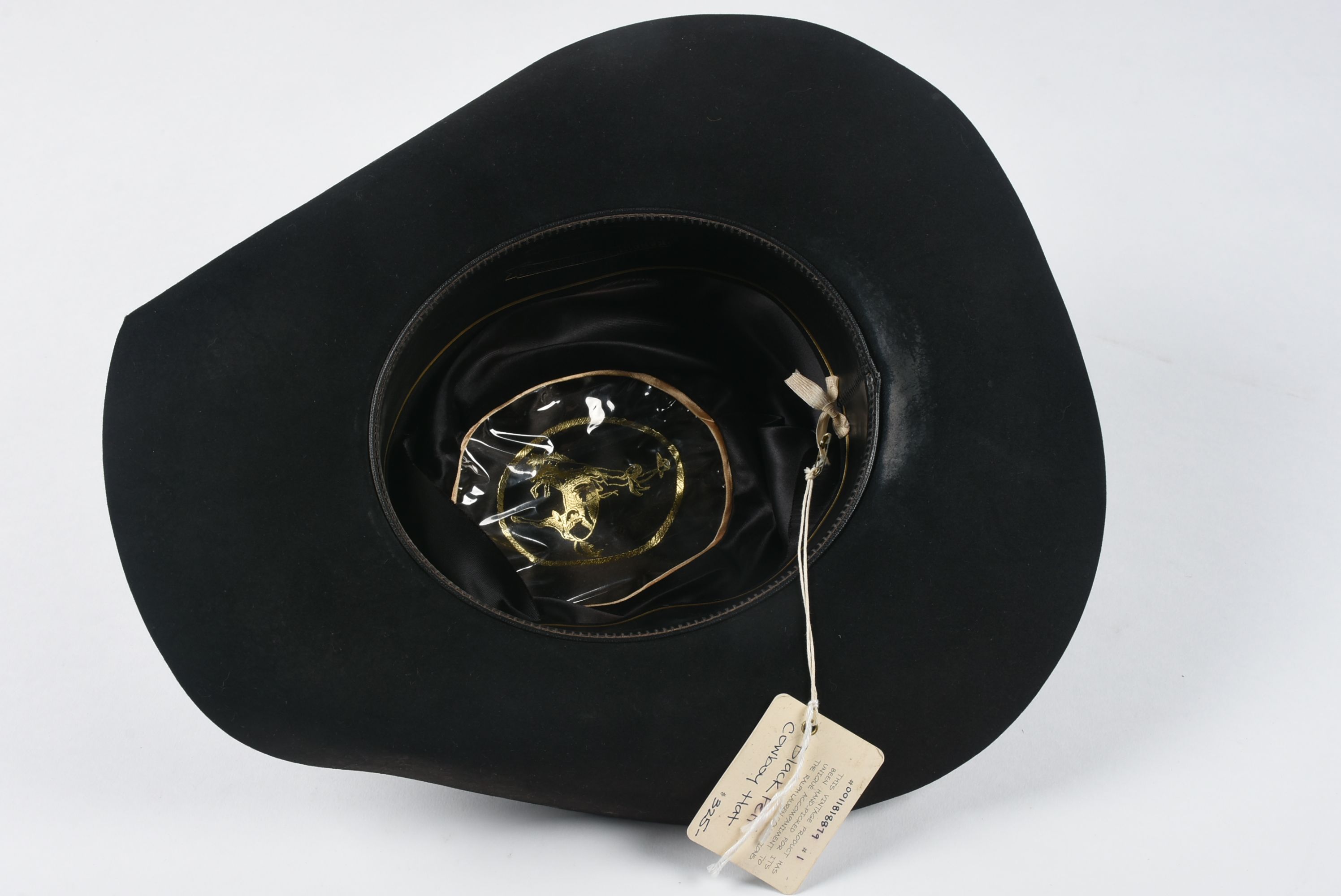 Vintage Black Felt Cowboy Hat Hand Picked for Ralph Lauren Collections