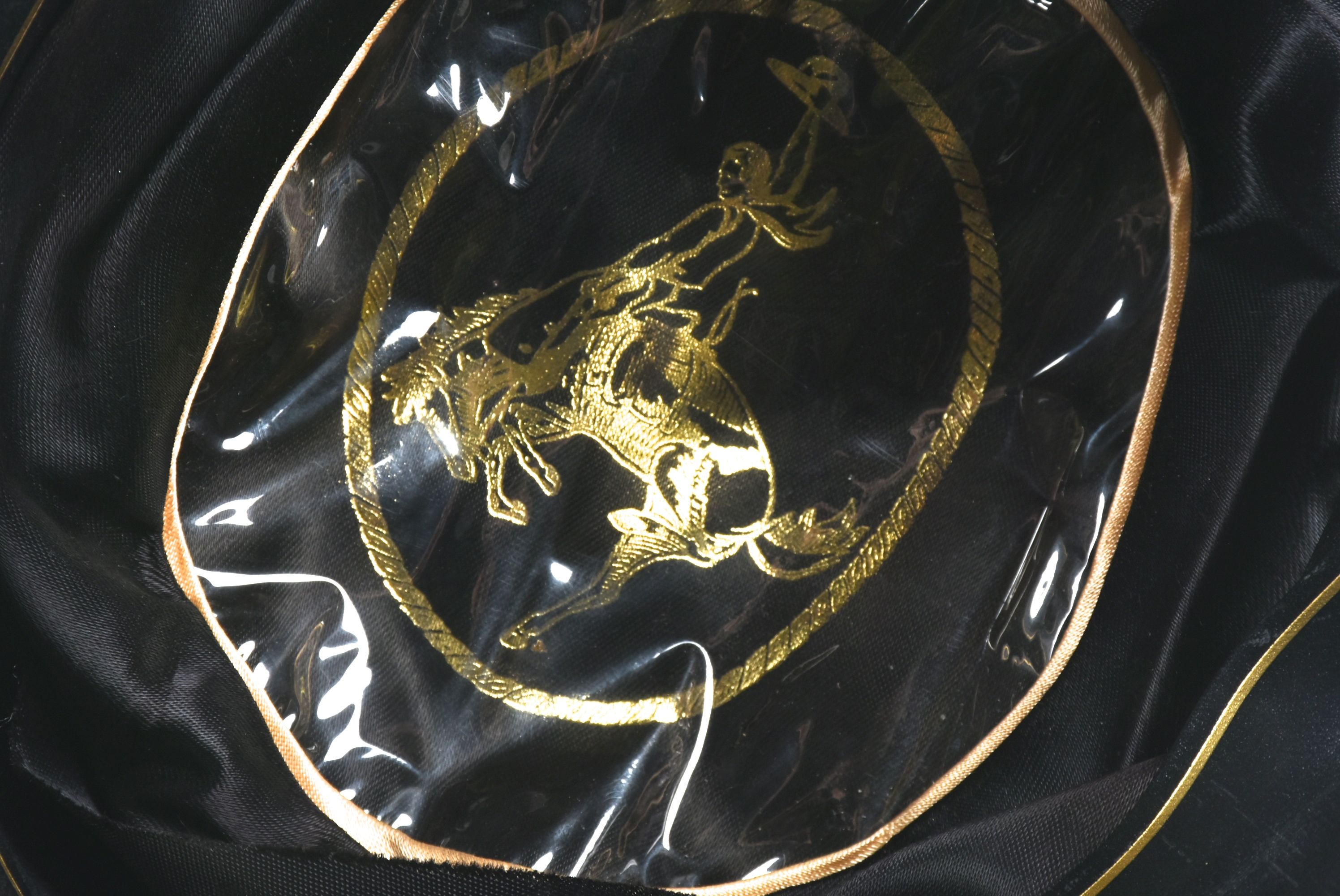 Vintage Black Felt Cowboy Hat Hand Picked for Ralph Lauren Collections