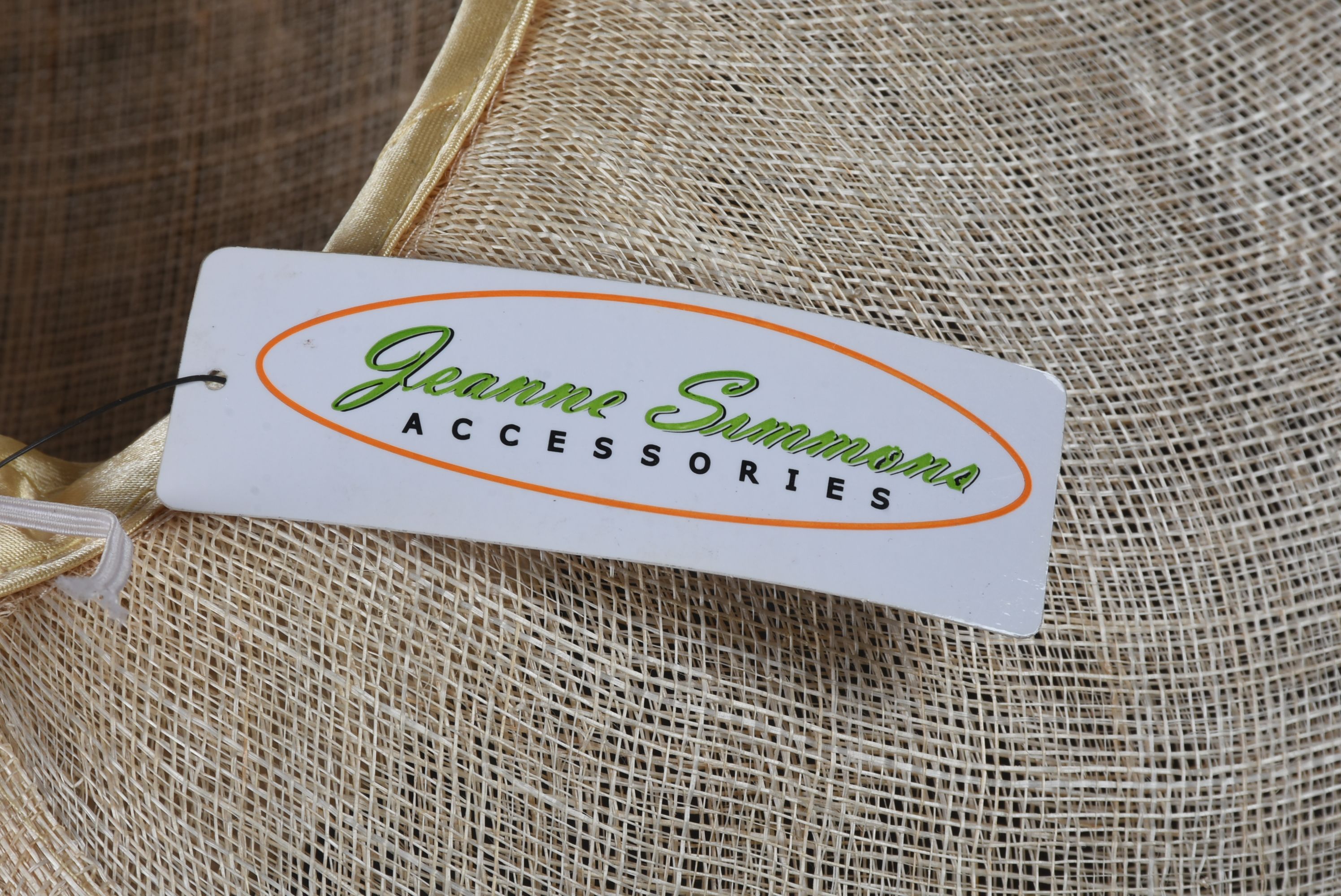 Sinamay Straw Layered Hat with Bow