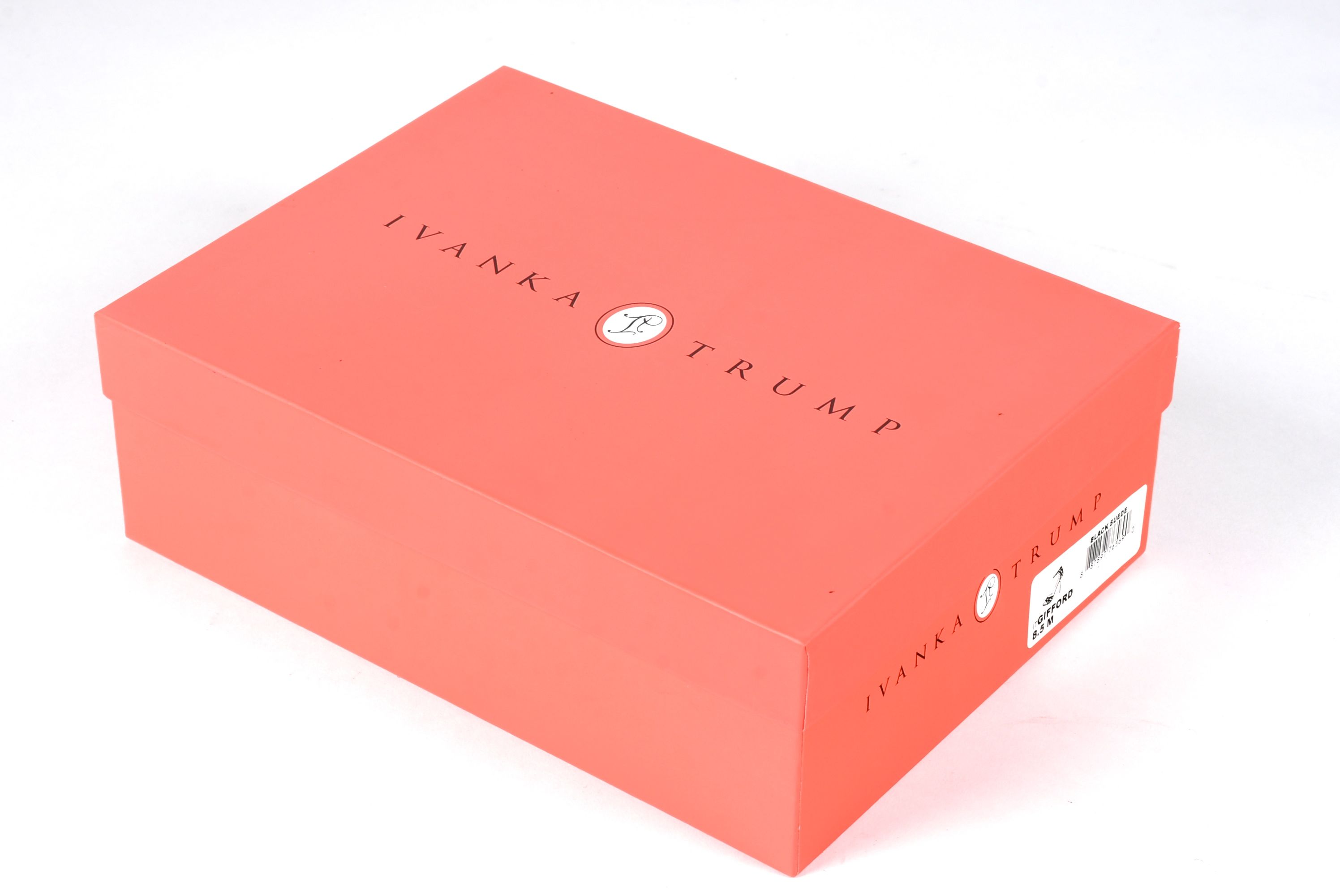 Ivanka Trump "Gifford" Black Suede Heels with Black Rhinestones