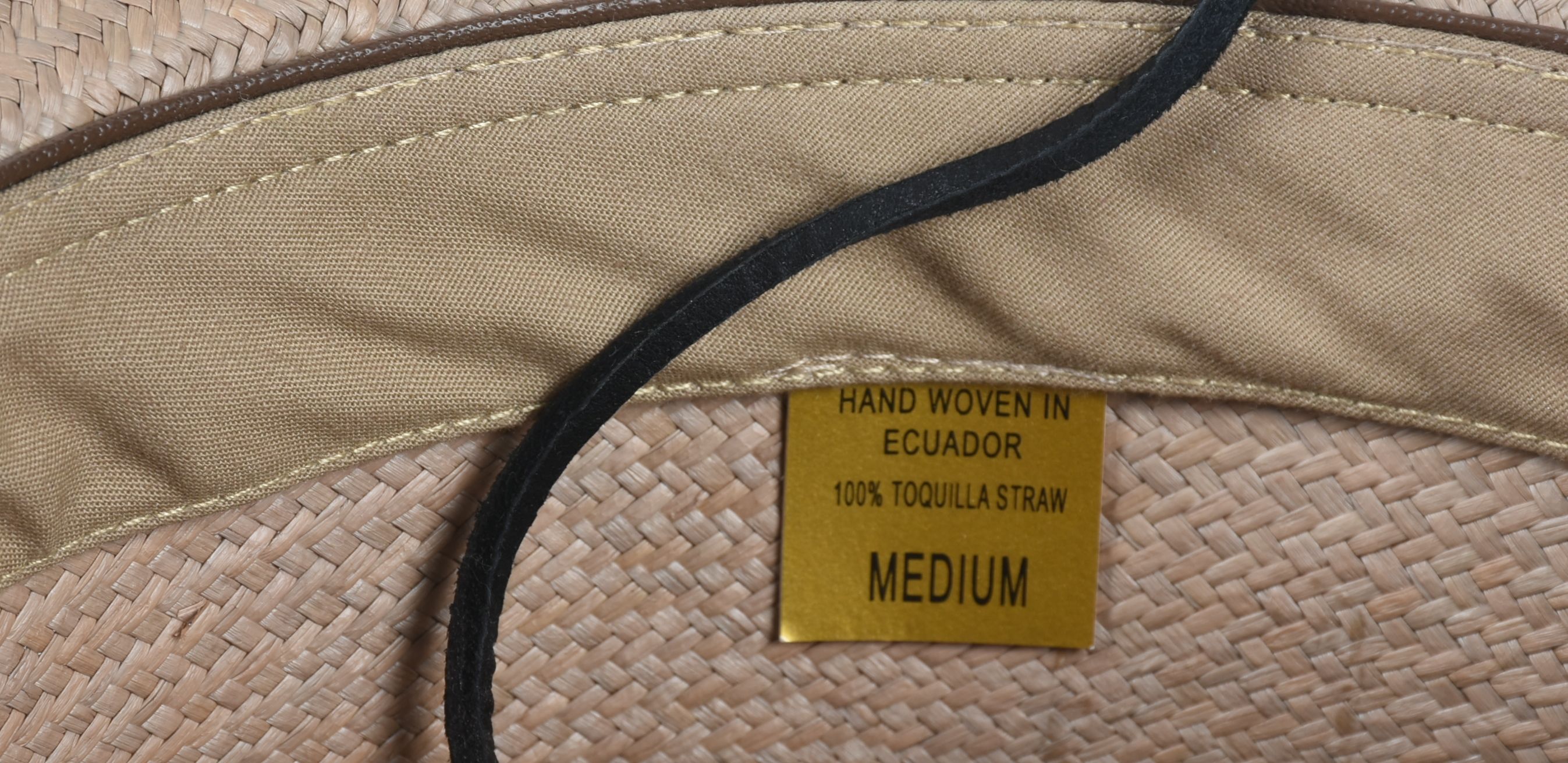 Parati de Santa Fe Toquilla Straw Hat with Leather and Beads