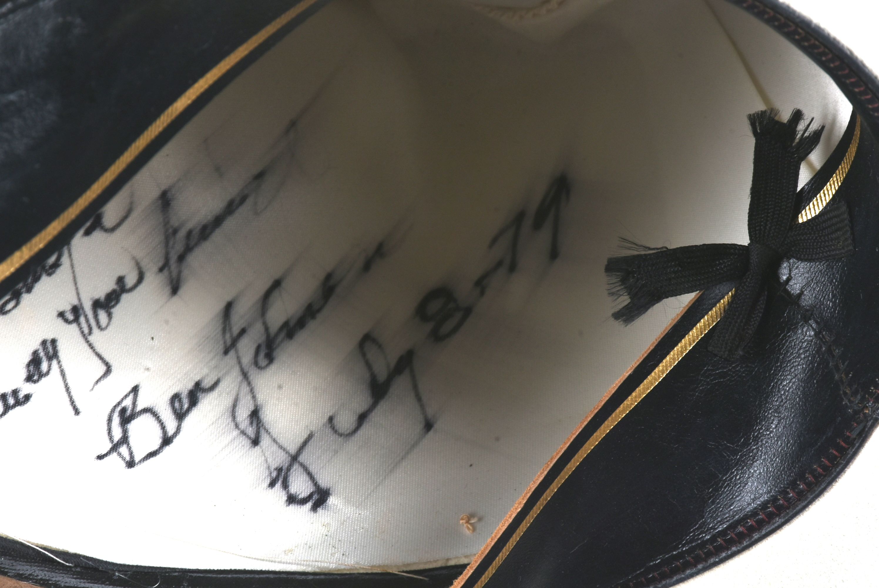 Resistol 10X Beaver Felt "Cattleman" Cowboy Hat in Natural with Personal Inscription from Ben Johnson