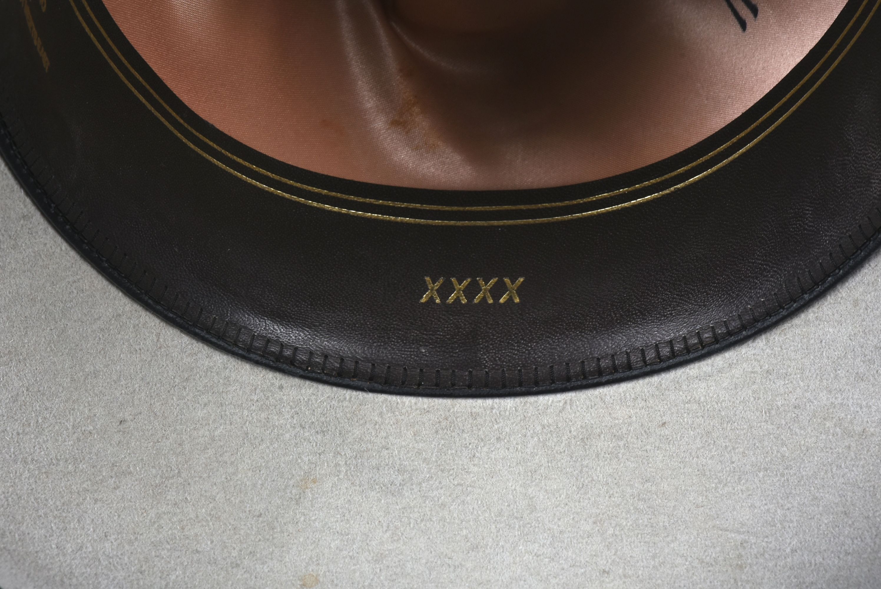 Resistol Cowboy Hat with Personal Inscription from Alligator Dan