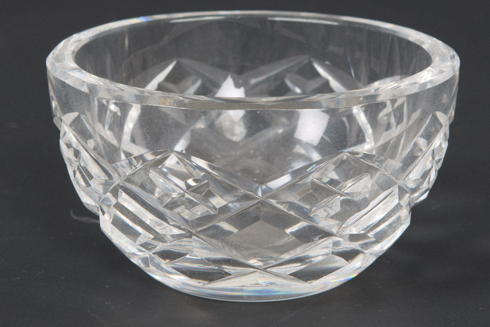 Selection of Cut Glass Pitchers and Candlesticks