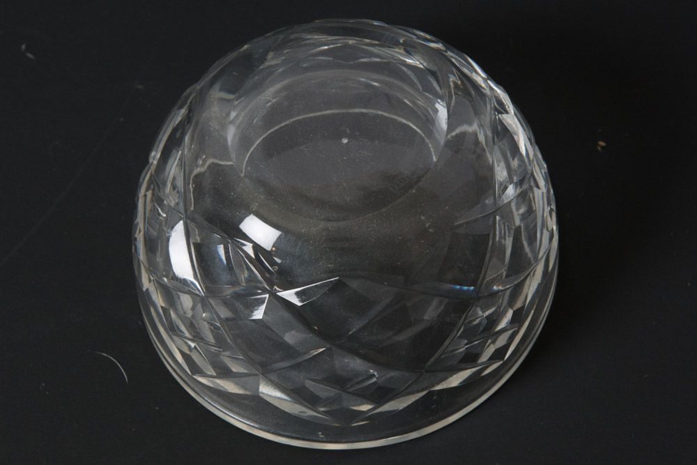 Selection of Cut Glass Pitchers and Candlesticks