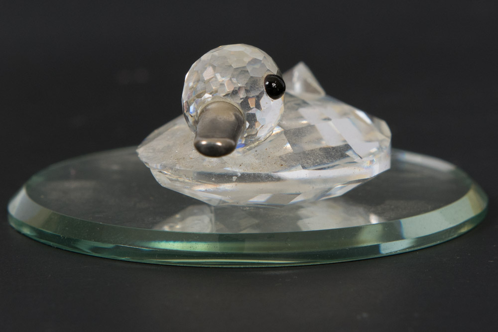 Collection of Crystal Figurines Including Swarovski