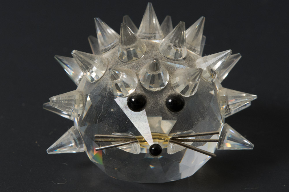 Collection of Crystal Figurines Including Swarovski