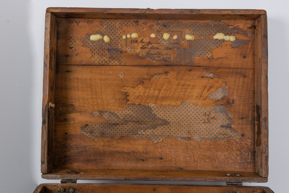 Wood Chest and Vintage Board Games