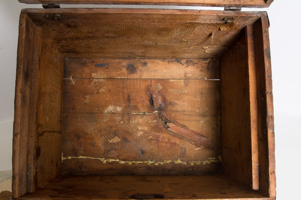 Wood Chest and Vintage Board Games