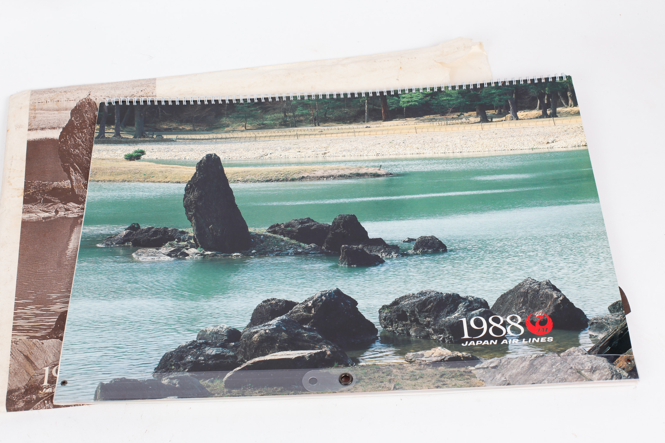 Pair of Vintage Asian Calendars