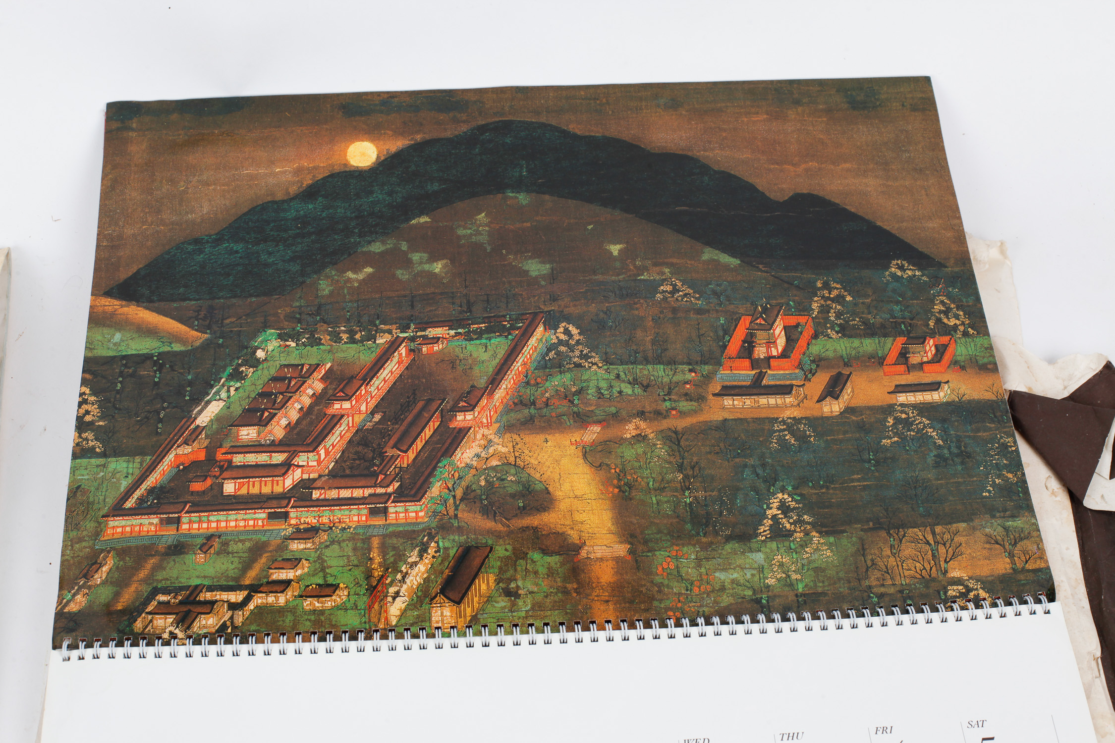 Pair of Vintage Asian Calendars