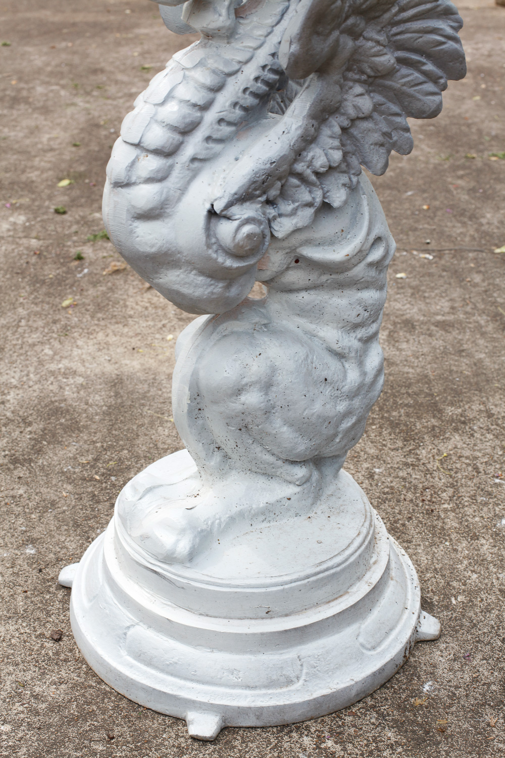 Dragon-Themed Bird Bath