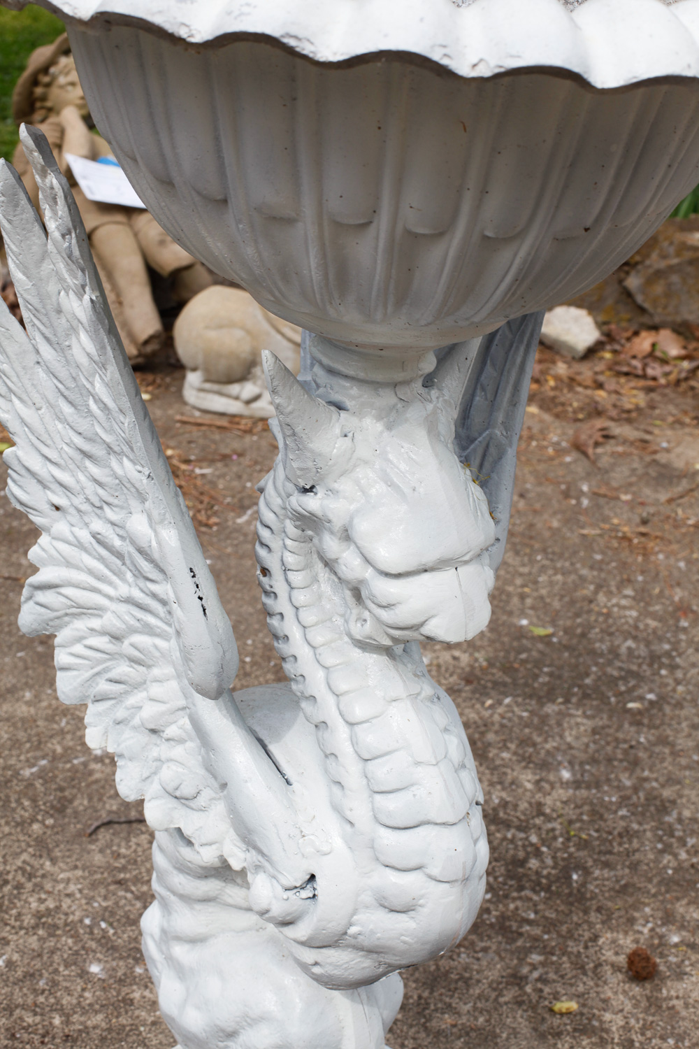 Dragon-Themed Bird Bath