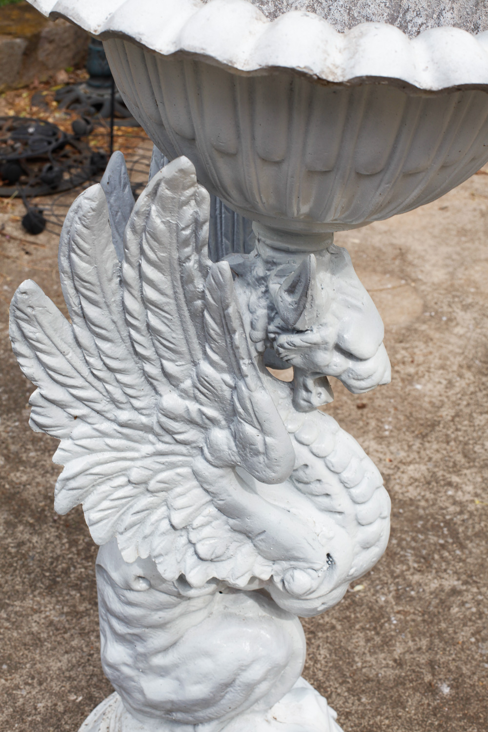 Dragon-Themed Bird Bath