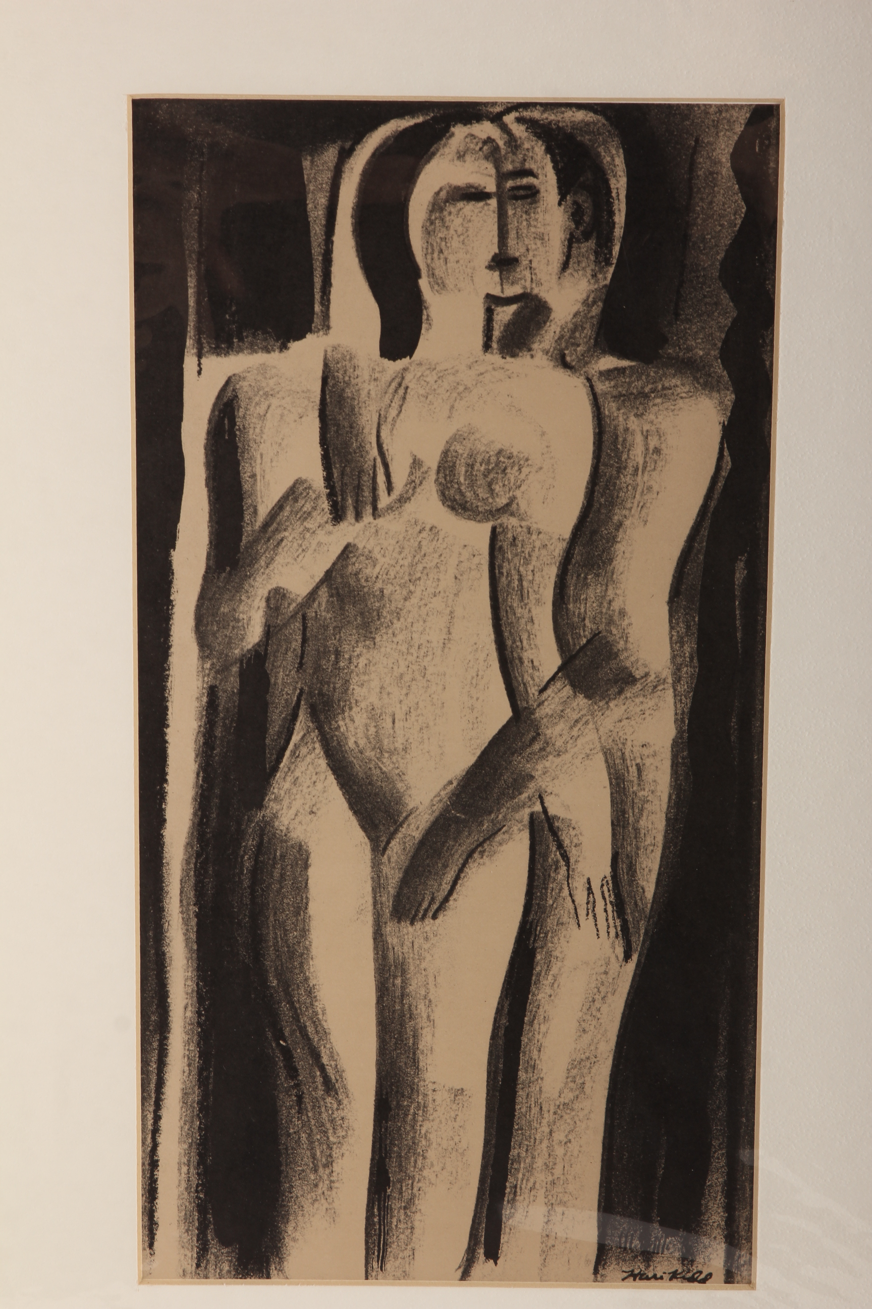 "Poem" Hari Kidd Original Charcoal Drawing