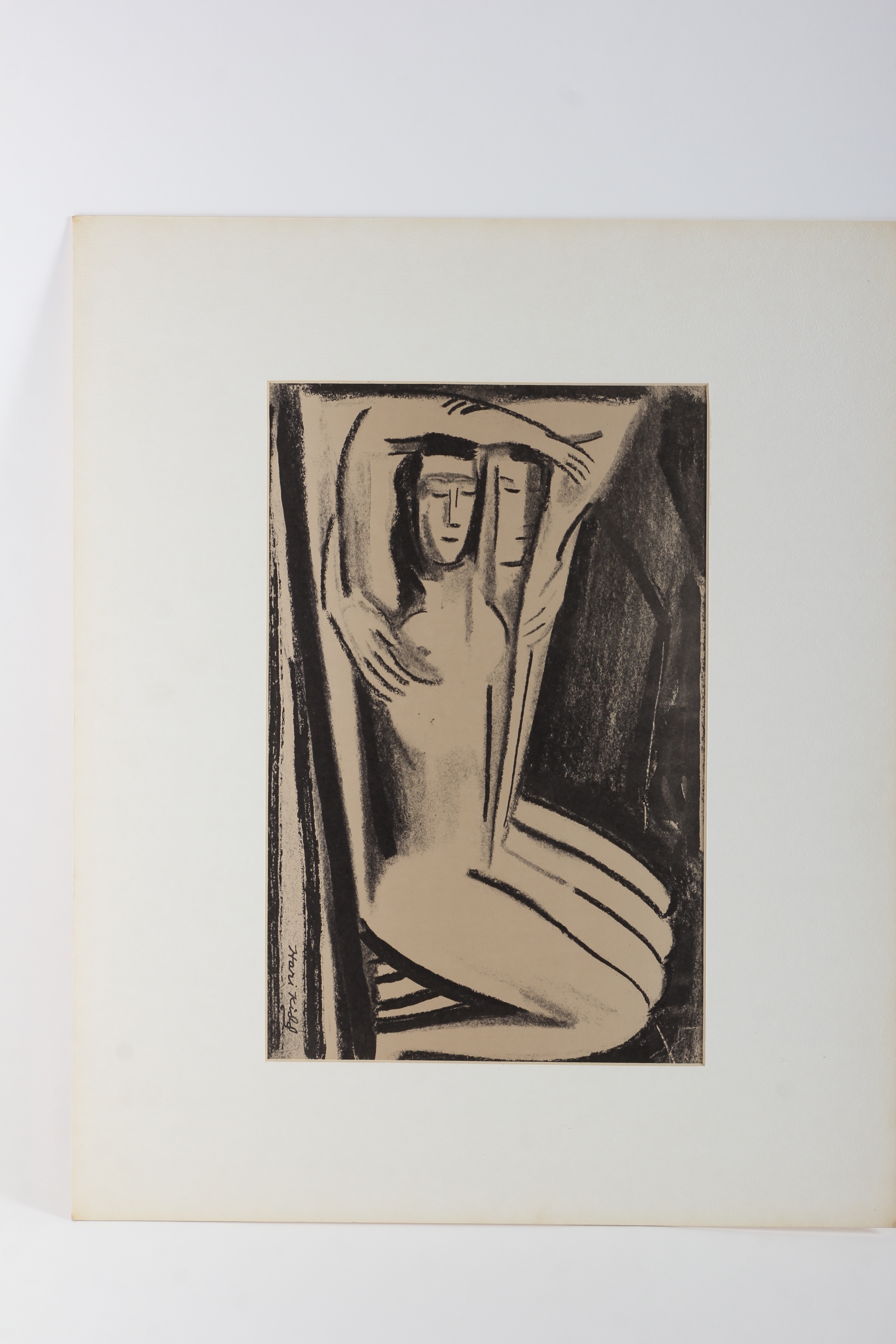 "Serene" Hari Kidd Original Charcoal Drawing