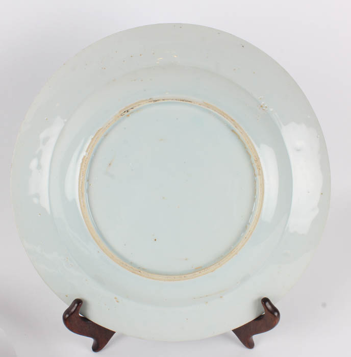 Assortment of East Asian Blue on White Plates