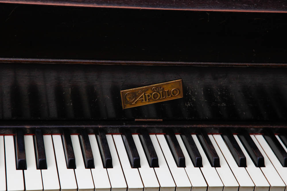 Apollo Mahogany Baby Grand Piano